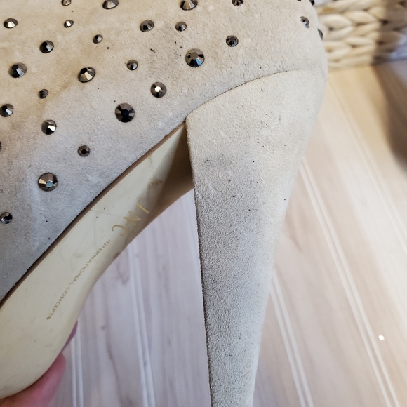 Inc International Concepts Tiara Open Toe Bootie Bisque Beige Size 6.5 M - Picture 6 of 9